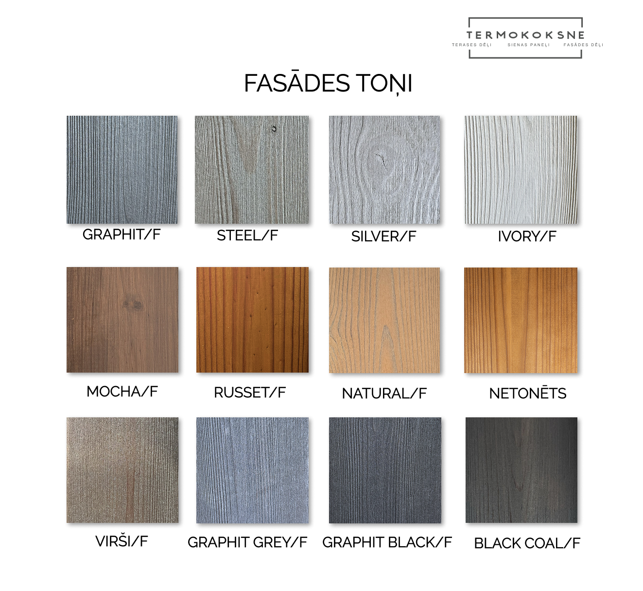 Thermally modified wood cladding | Profile F-11 - Image 3